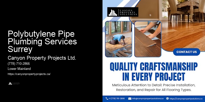 Polybutylene Pipe Solutions Polybutylene Pipe Plumbing Services Surrey