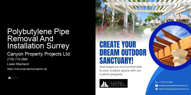 Preventative Polybutylene Pipe Services Polybutylene Pipe Removal And Installation Surrey