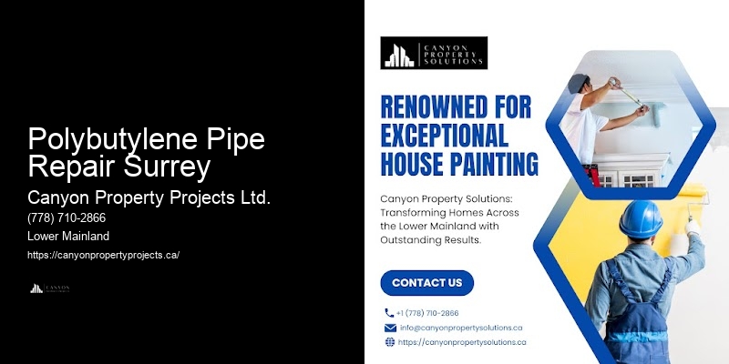 Comprehensive Polybutylene Pipe Replacement Polybutylene Pipe Repair Surrey