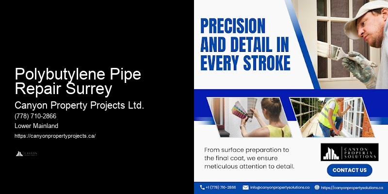 Polybutylene Pipe Upgrade Experts Polybutylene Pipe Repair Surrey