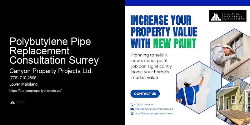 Polybutylene Pipe Connection Repair Polybutylene Pipe Replacement Consultation Surrey