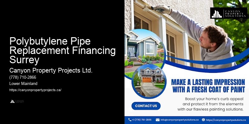 Polybutylene Pipe System Evaluations Polybutylene Pipe Replacement Financing Surrey