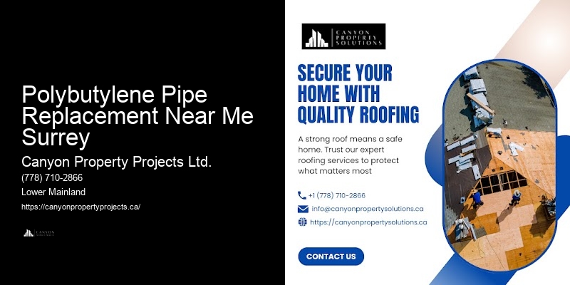 Polybutylene Pipe Replacement Near Me Surrey Polybutylene Pipe Replacement and Repair