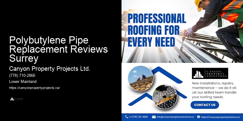 Comprehensive Plumbing for Polybutylene Pipes Polybutylene Pipe Replacement Reviews Surrey