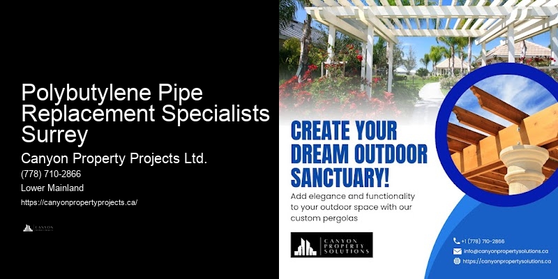Polybutylene Pipe Replacement for Businesses Polybutylene Pipe Replacement Specialists Surrey