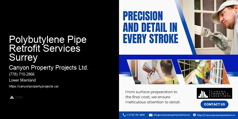 Polybutylene Pipe Contractor Quotes Polybutylene Pipe Retrofit Services Surrey