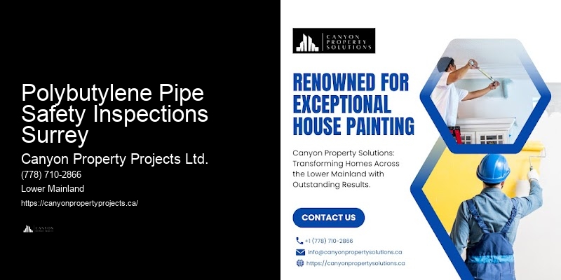 Comprehensive Polybutylene Pipe Services Polybutylene Pipe Safety Inspections Surrey