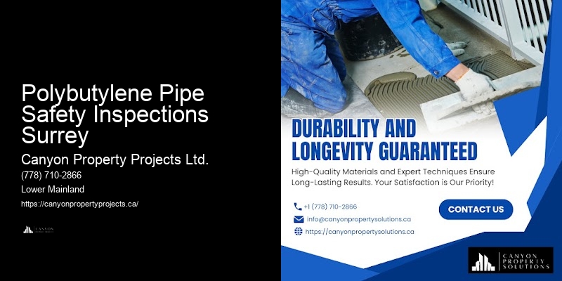 Polybutylene Pipe Installation Polybutylene Pipe Safety Inspections Surrey