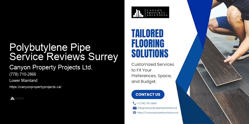 Polybutylene Pipe Safety Issues Polybutylene Pipe Service Reviews Surrey