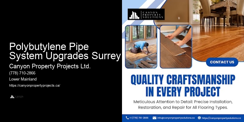 Polybutylene Pipe Replacement Benefits Polybutylene Pipe System Upgrades Surrey