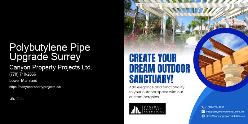 Detailed Polybutylene Pipe Replacement Polybutylene Pipe Upgrade Surrey