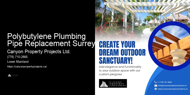 Polybutylene Pipe Upgrade and Repair Polybutylene Plumbing Pipe Replacement Surrey