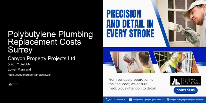 Polybutylene Plumbing Replacement Costs Surrey Polybutylene Plumbing Repair Specialists