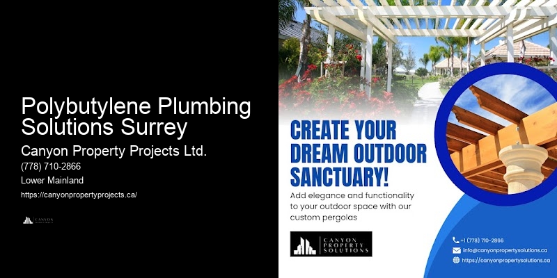 Polybutylene Pipe Replacement FAQs Polybutylene Plumbing Solutions Surrey