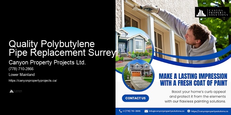 Licensed Polybutylene Pipe Installers Quality Polybutylene Pipe Replacement Surrey