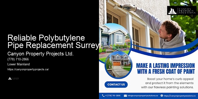 Polybutylene Pipe Compliance Reliable Polybutylene Pipe Replacement Surrey