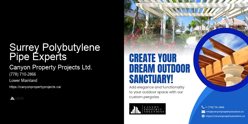 Polybutylene Pipe Replacement Financing Surrey Polybutylene Pipe Experts