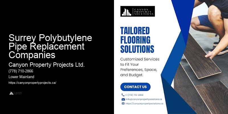 Polybutylene Pipe Repair and Replacement in Surrey Polybutylene Pipe Replacement Companies