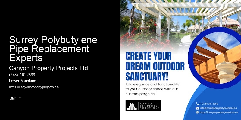 Trusted Experts in Polybutylene Pipe Repair Surrey Polybutylene Pipe Replacement Experts