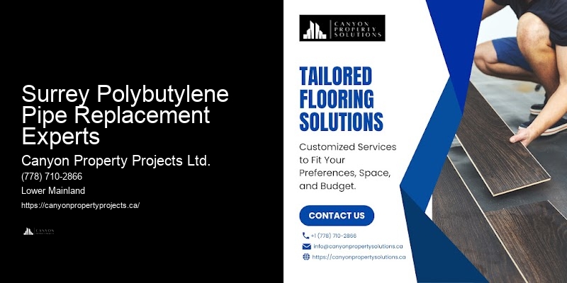 Polybutylene Pipe Leaks Solutions Surrey Polybutylene Pipe Replacement Experts