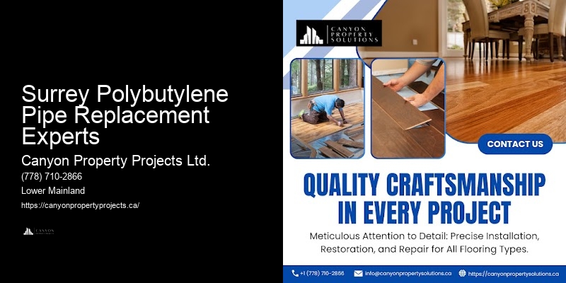 Experienced Polybutylene Pipe Plumbers Surrey Polybutylene Pipe Replacement Experts