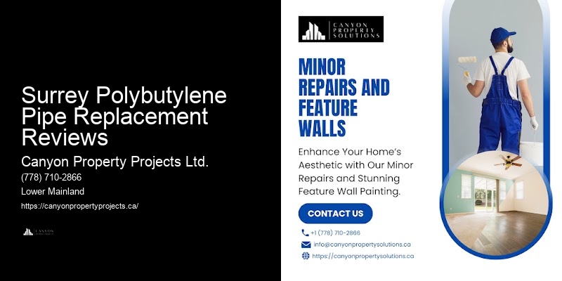 Surrey Polybutylene Pipe Replacement Reviews Polybutylene Pipe Repair