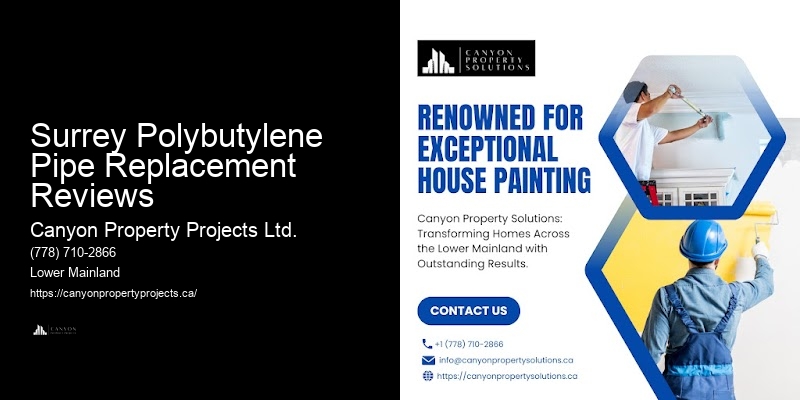 Polybutylene Pipe Leak Repair Surrey Polybutylene Pipe Replacement Reviews