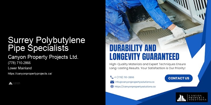 Polybutylene Pipe Leak Prevention Surrey Polybutylene Pipe Specialists