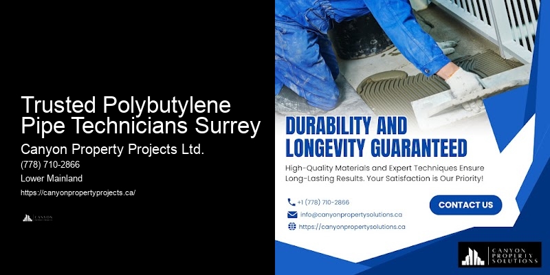 Affordable Polybutylene Replacement Solutions Trusted Polybutylene Pipe Technicians Surrey