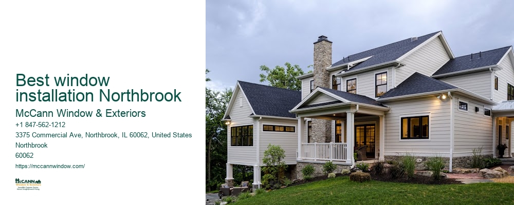 Best window installation Northbrook McCann Window & Exteriors Best window installation Northbrook