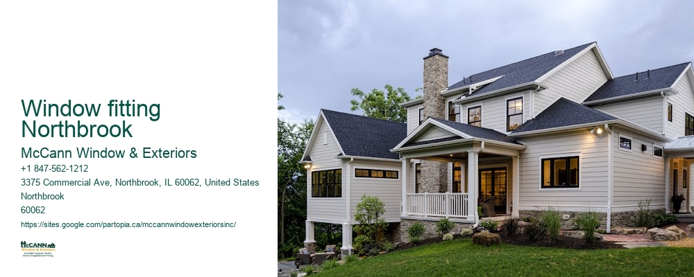 window fitting Northbrook McCann Window & Exteriors window fitting Northbrook