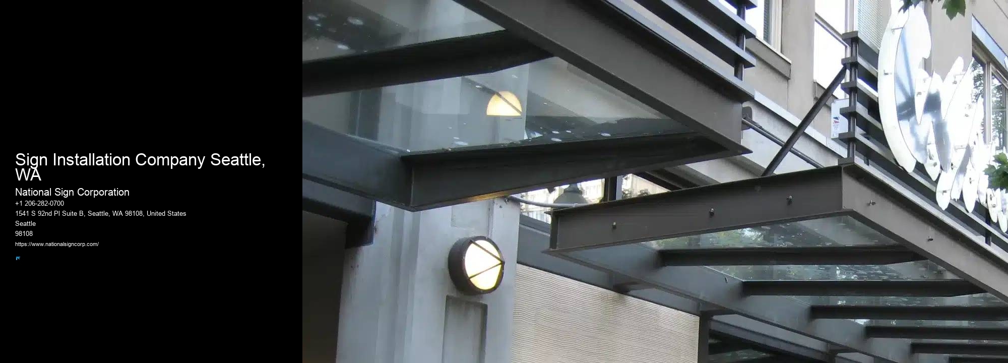 Custom Branding Signs Sign Installation Company Seattle, WA