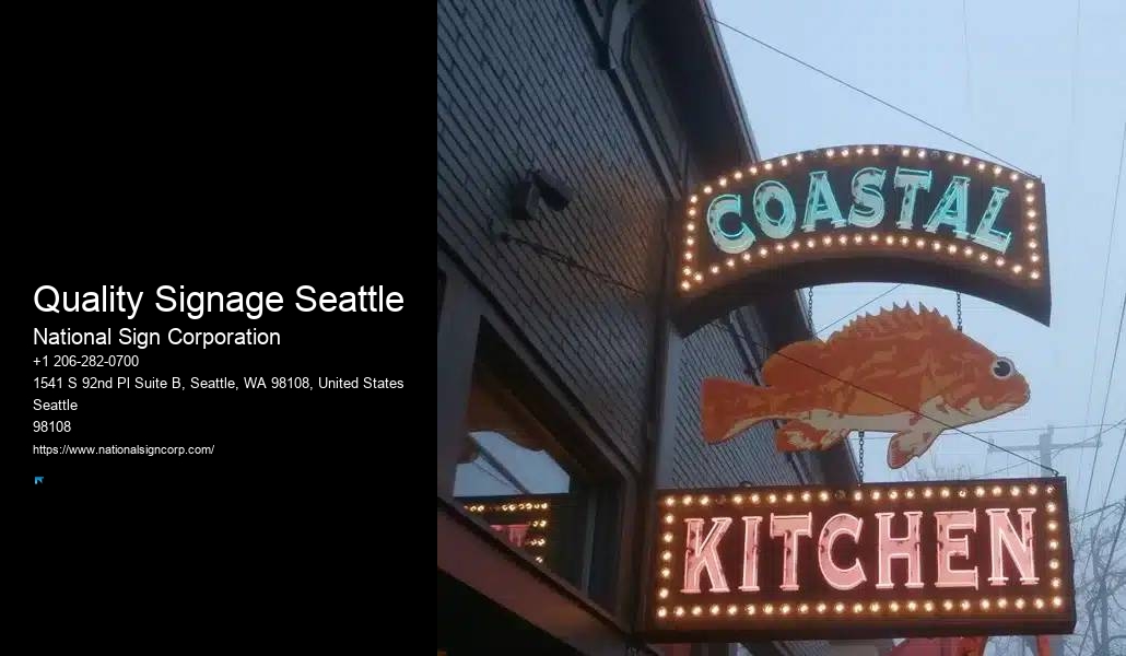 Neon Sign Manufacturers Quality Signage Seattle