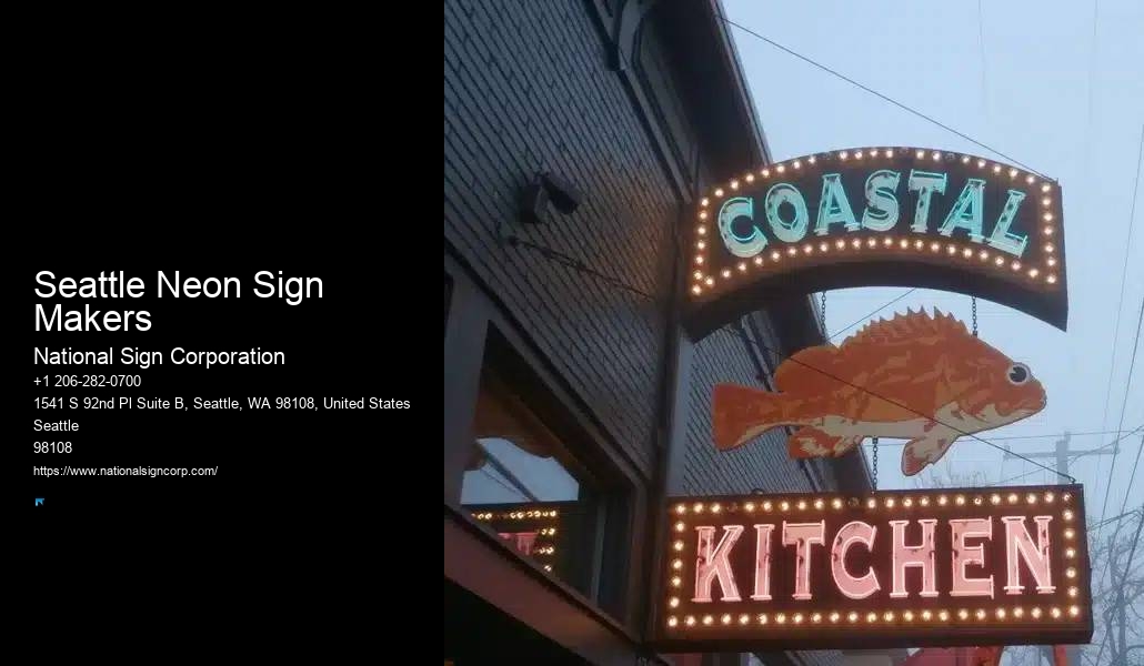 A-Frame Signs Seattle Neon Sign Makers