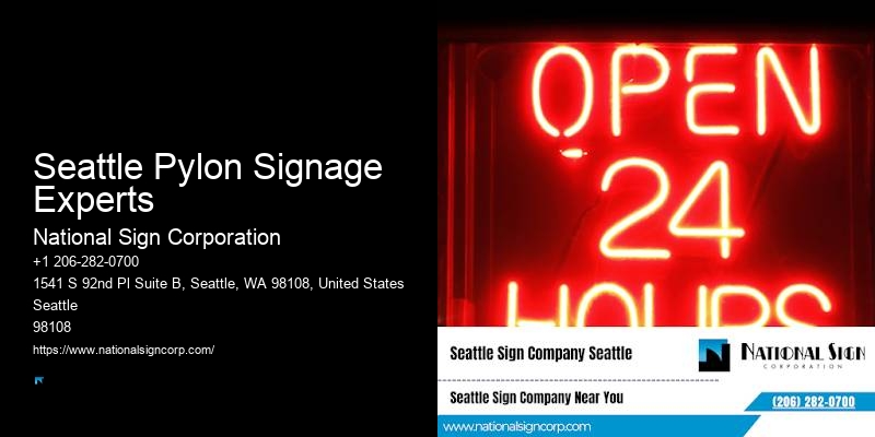 Seattle Pylon Signage Experts Digital LED Border Signs