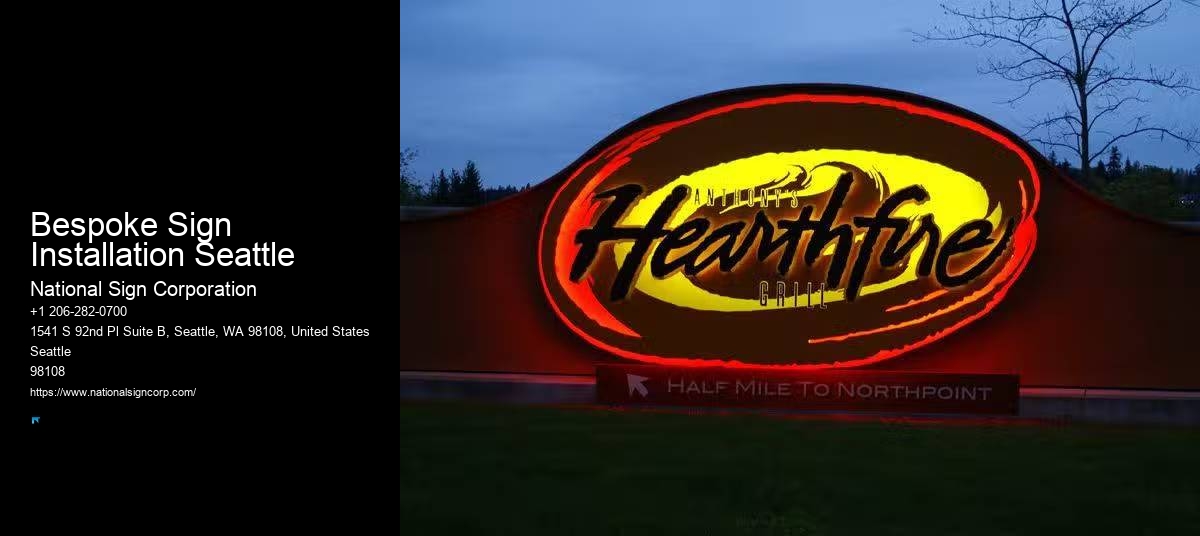 High-Rise Sign Installation Bespoke Sign Installation Seattle