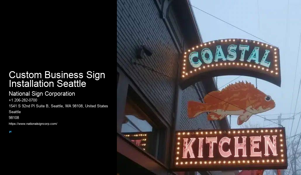 High-Quality Vehicle Graphics Custom Business Sign Installation Seattle