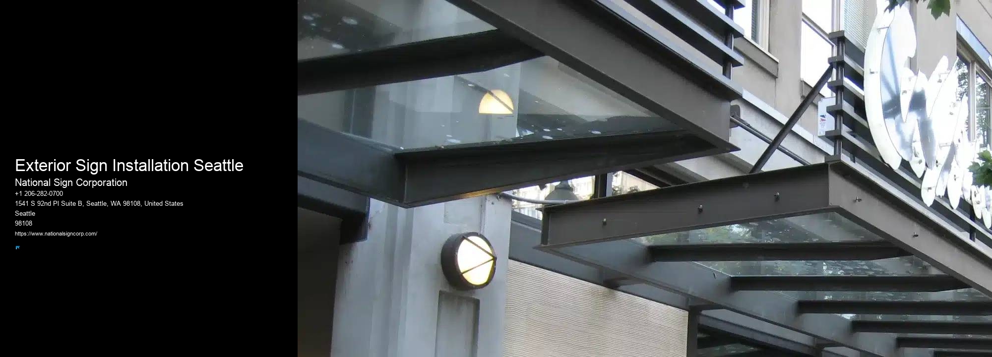 Exterior Sign Installation Seattle Vehicle Signage Experts