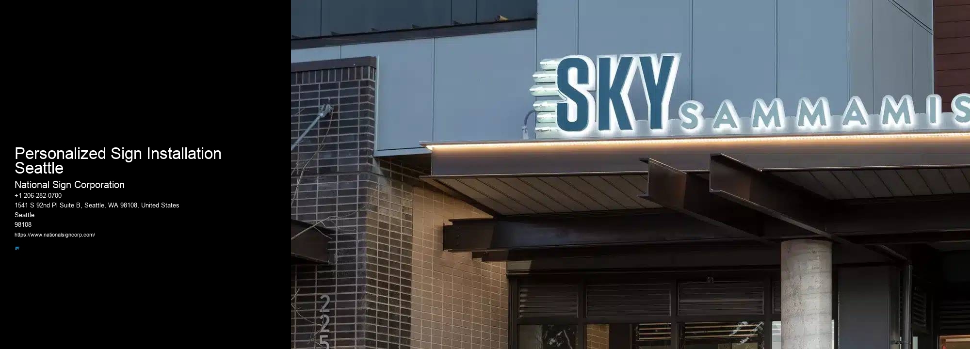 Top-Rated Led Message Boards Personalized Sign Installation Seattle