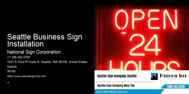 Affordable Digital Led Advertising Solutions Seattle Business Sign Installation