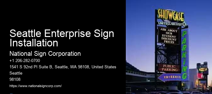 Window Graphic Installation Seattle Enterprise Sign Installation