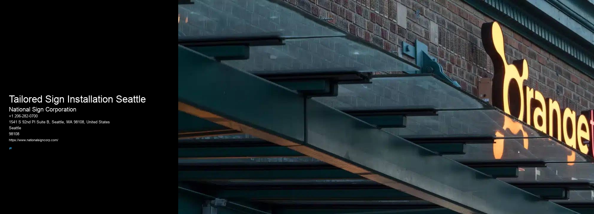 Quick Directional Signage Tailored Sign Installation Seattle