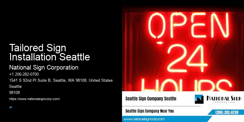 Affordable Commercial Signage Tailored Sign Installation Seattle