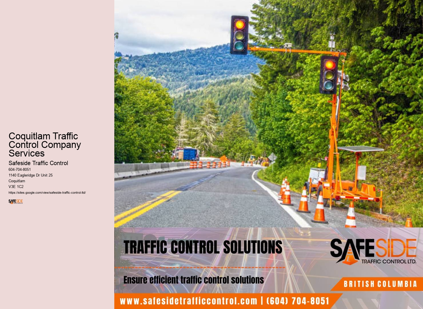 Coquitlam Traffic Control Company Services Traffic Control Program