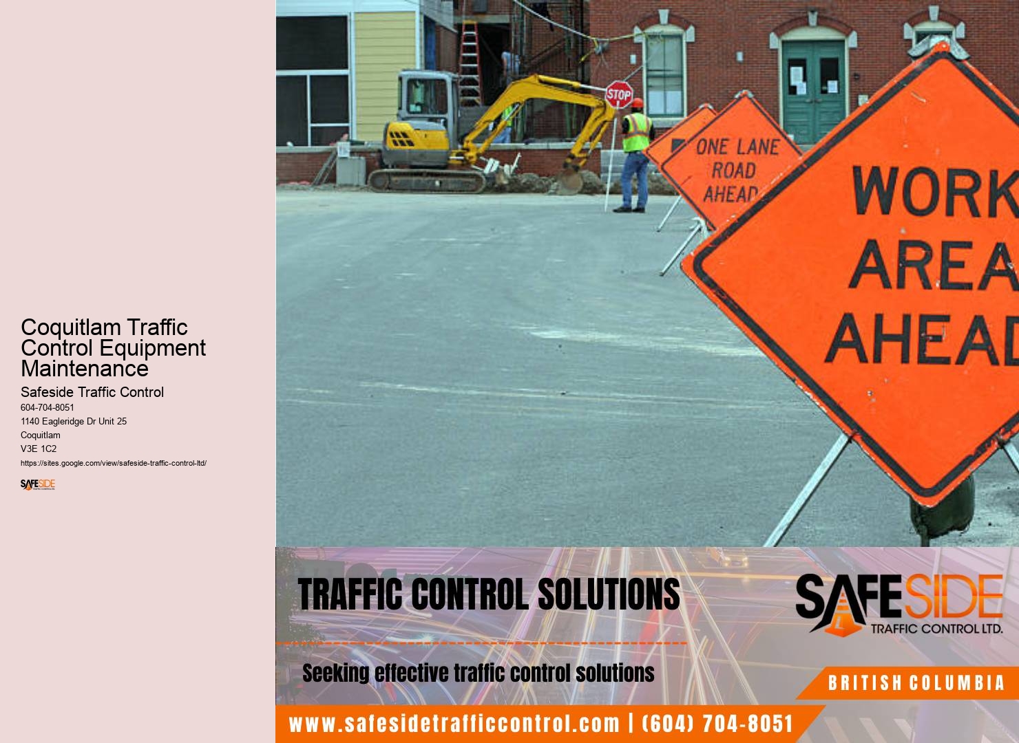 Coquitlam Traffic Control Equipment Maintenance Traffic Control Service Providers