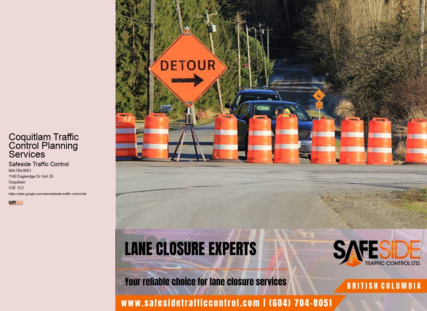 Coquitlam Traffic Control Planning Services Traffic Management Experts