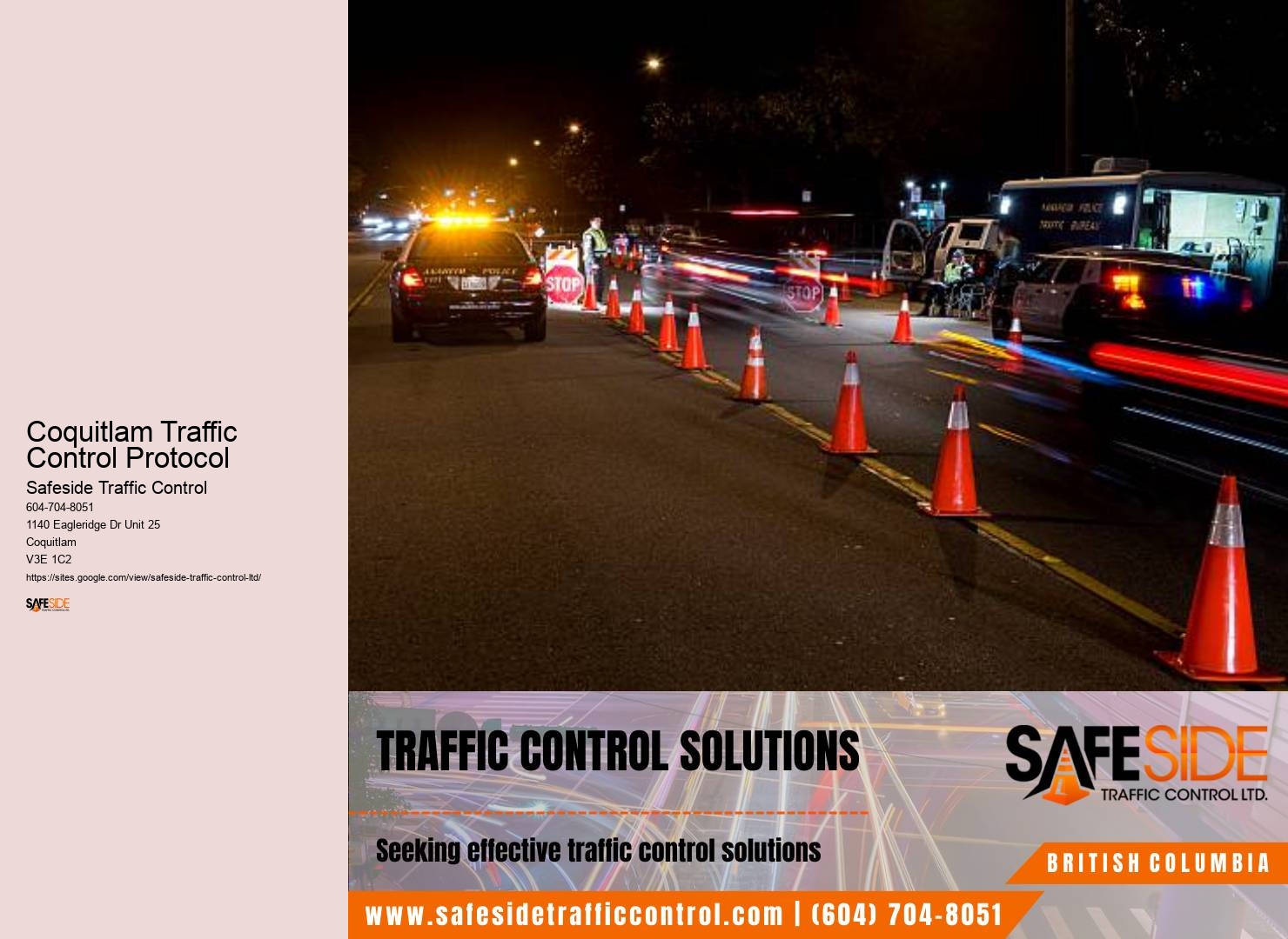 Professional Temporary Traffic Control Services