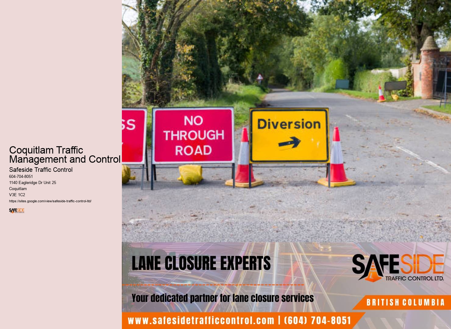 Strategic Traffic Flow Management Strategies in Coquitlam Traffic Management and Control