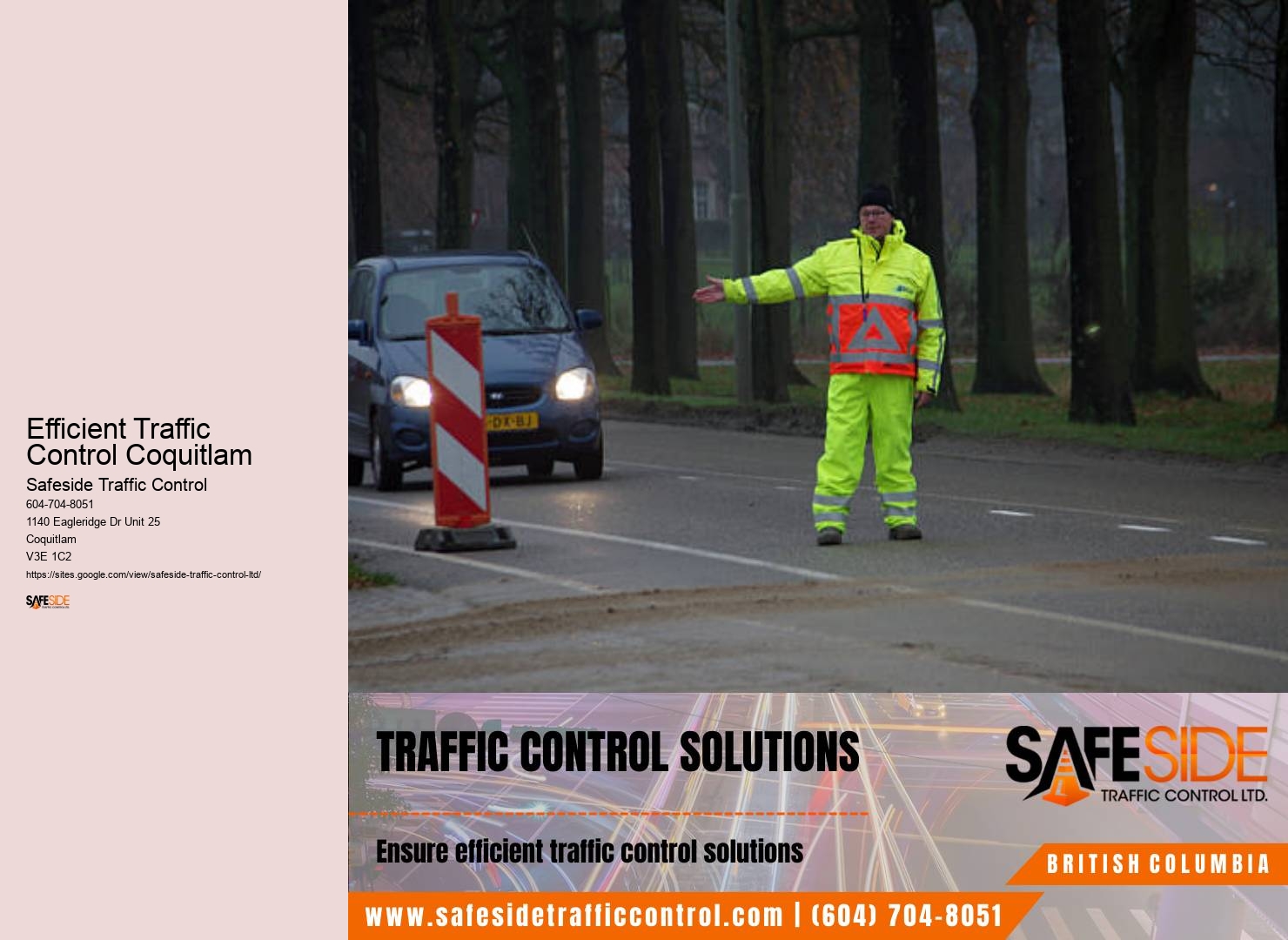 Tailored Traffic Management Solutions in Efficient Traffic Control Coquitlam