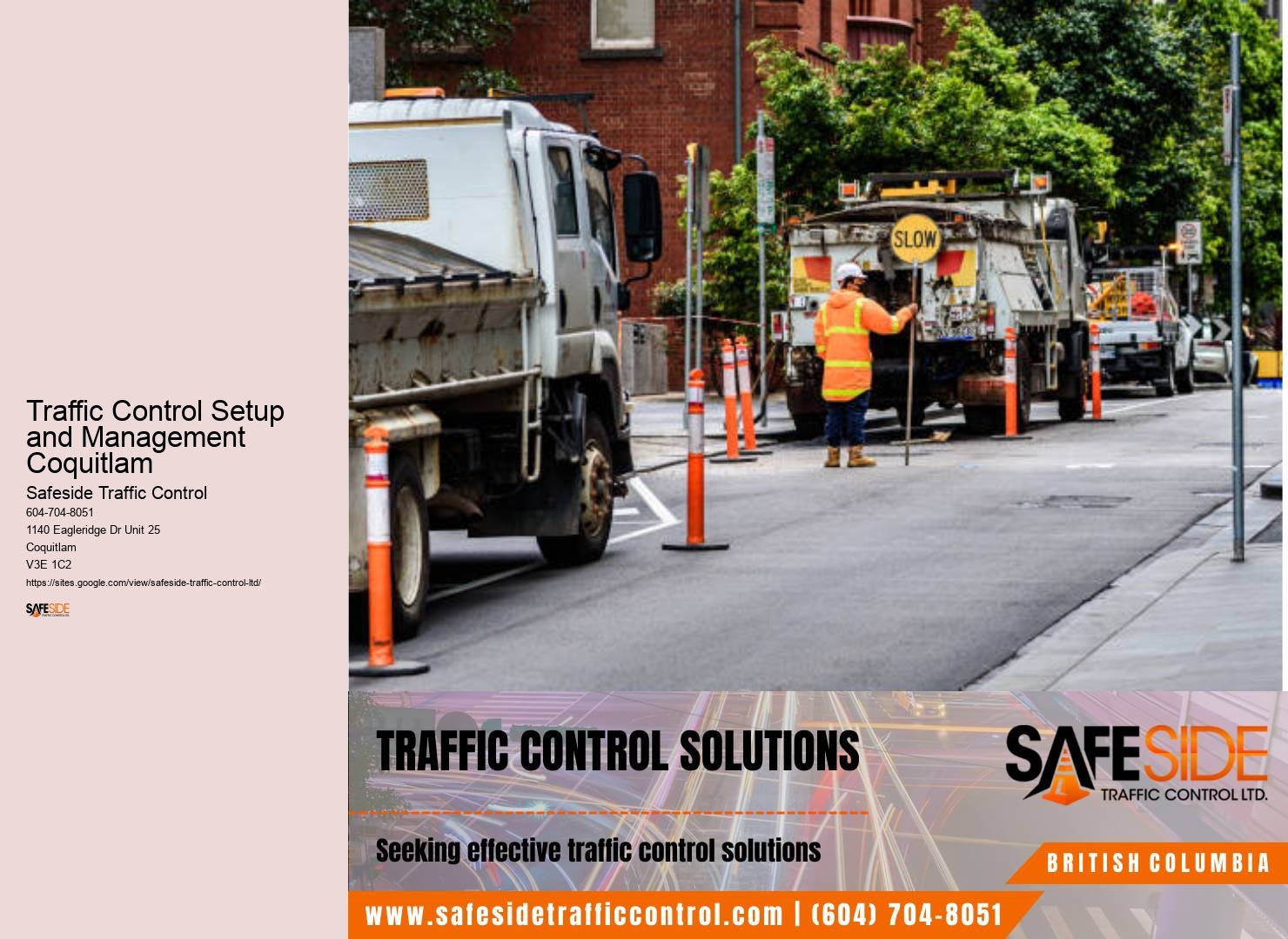 Accredited Traffic Control Supervisor Training Traffic Control Setup and Management Coquitlam